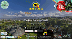 Desktop Screenshot of loroparque.com